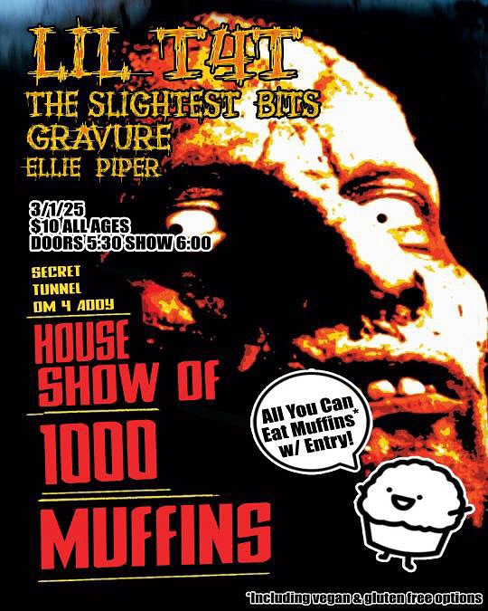 A flyer for the show